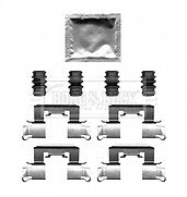 Borg & Beck - FITTING KIT - PADS - BBK1659 - Fits: 2 11/14-