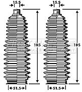 First Line - STEERING GAITER KIT - FSG3354 - Fits: Peugeot 207