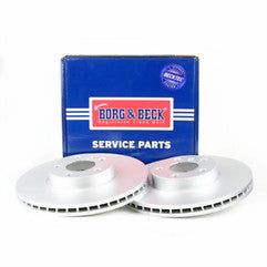 Borg & Beck - BRAKE DISC PAIR - BBD4725 - Fits: BMW X5 07-09