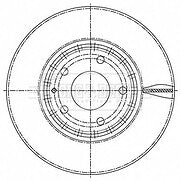 Borg & Beck - BRAKE DISC PAIR - BBD5519 - Fits: CX-5 09/15-
