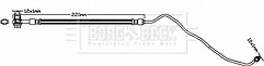 Borg & Beck - BRAKE HOSE - BBH8350 - Fits: VAG Cordoba(6K1,2),Polo 94-01