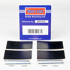 Borg & Beck - FITTING KIT - PADS - BBK1035 - Fits: Ford
