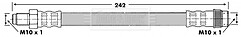 Borg & Beck - BRAKE HOSE - BBH6231 - Fits: Renault 21,Clio,Twingo