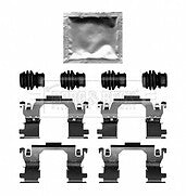 Borg & Beck - FITTING KIT - PADS - BBK1658 - Fits: Espace, Megane, Scenic 04/16-