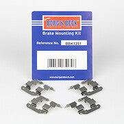 Borg & Beck - FITTING KIT - PADS - BBK1251 - Fits: Hyundai i30, Kia Rio 05-