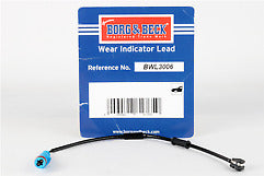 Borg & Beck - WEAR LEAD - BWL3006 - Fits: Vauxhall Vectra II, 04/02-