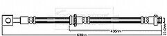 Borg & Beck - BRAKE HOSE - BBH8004 - Fits: Nissan Cabstar 2.5D,3.0D 04-11
