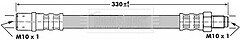 Borg & Beck - BRAKE HOSE - BBH7090 - Fits: Mercedes M Class (W163)