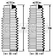 First Line - STEERING GAITER KIT - FSG3275 - Fits: BMW 3srs E46