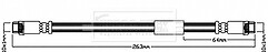 Borg & Beck - BRAKE HOSE - BBH7985 - Fits: PSA Jumpy,Scudo,Expert