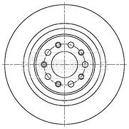 Borg & Beck - BRAKE DISC PAIR - BBD5470 - Fits: Jeep Cherokee 2.0 DT 09/13-