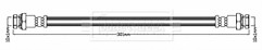 Borg & Beck - BRAKE HOSE - BBH8083 - Fits: Suzuki Alto(FF) 01/03-12/08