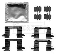 Borg & Beck - FITTING KIT - PADS - BBK1521 - Fits: Suzuki Grand Vitara 2.4 09-