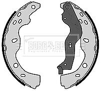 Borg & Beck - BRAKE SHOES - BBS6377 - Fits: Fiat Sedici 06/06-