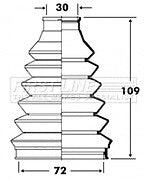 First Line - CV JOINT BOOT KIT - FCB6074 - Fits: Peugeot 1007
