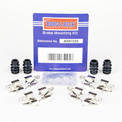 Borg & Beck - FITTING KIT - PADS - BBK1339 - Fits: Toyota Auris, IQ, Yaris 06-