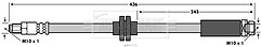 Borg & Beck - BRAKE HOSE - BBH7772 - Fits: Ford Focus C-Max,Focus II