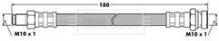 Borg & Beck - BRAKE HOSE - BBH7453 - Fits: Hyundai H100 2.5D 94-03