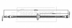 Borg & Beck - BRAKE HOSE - BBH8837 - Fits: X3/X4 G01/G02 2018-