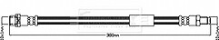 Borg & Beck - BRAKE HOSE - BBH8409 - Fits: Merc E, CLS Class 09-