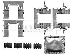 Borg & Beck - FITTING KIT - PADS - BBK1361 - Fits: Nissan Juke 06/10-