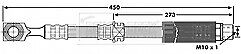Borg & Beck - BRAKE HOSE - BBH7123 - Fits: GM Astra H,GTC,Meriva,Zafira