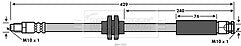 Borg & Beck - BRAKE HOSE - BBH7569 - Fits: Fiat Doblo,GM Combo