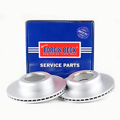 Borg & Beck - BRAKE DISC PAIR - BBD4032 - Fits: Range/Land Rover Discovery 89-