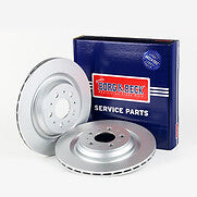 Borg & Beck - BRAKE DISC PAIR - BBD5605 - Fits: Model 3 01/17-