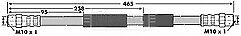 Borg & Beck - BRAKE HOSE - BBH6709 - Fits: VW Transporter III