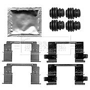 Borg & Beck - FITTING KIT - PADS - BBK1520 - Fits: Honda Accord (Auto) 07/08-