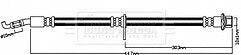 Borg & Beck - BRAKE HOSE - BBH8236 - Fits: Lexus LS460 08/06-