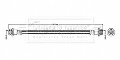 Borg & Beck - BRAKE HOSE - BBH8871 - Fits: Ignis III MF 2016-