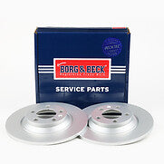 Borg & Beck - BRAKE DISC PAIR - BBD5586 - Fits: A1, Polo (1KE) 09/17-