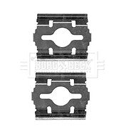 Borg & Beck - FITTING KIT - PADS - BBK1215 - Fits: Citroen,Fiat,Peugeot 04/02-