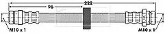 Borg & Beck - BRAKE HOSE - BBH6658 - Fits: Ford Focus all mods