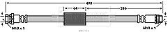 Borg & Beck - BRAKE HOSE - BBH7743 - Fits: Niss Interstar,GM Movano
