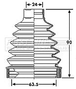 First Line - CV JOINT BOOT KIT - FCB6201 - Fits: Renault Megane III