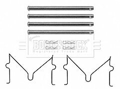 Borg & Beck - FITTING KIT - PADS - BBK1641 - Fits: Landcruiser 03-09