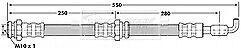 Borg & Beck - BRAKE HOSE - BBH7064 - Fits: Kia Carens,Shuma(FB)