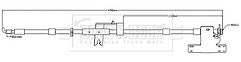 Borg & Beck - BRAKE HOSE - BBH8689 - Fits: Ford Mondeo Mk V 9/14-