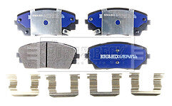 Borg & Beck - FRONT BRAKE PADS - BBP2332 - Fits: Kia Picanto 1.0,1.25 03/11-