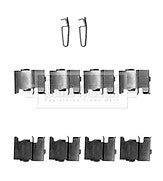 Borg & Beck - FITTING KIT - PADS - BBK1338 - Fits: Mazda CX-7, MPV II 07-