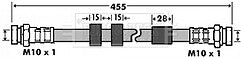 Borg & Beck - BRAKE HOSE - BBH7432 - Fits: Ford Ranger,Mazda B Series 99-