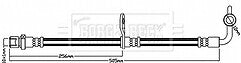 Borg & Beck - BRAKE HOSE - BBH8243 - Fits: Subaru Legacy V 09/09-