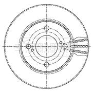 Borg & Beck - BRAKE DISC PAIR - BBD5449 - Fits: Suzuki Celerio 1.0 03/14-