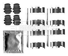 Borg & Beck - FITTING KIT - PADS - BBK1571 - Fits: Hyundai ix55 09/08-