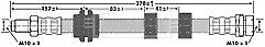 Borg & Beck - BRAKE HOSE - BBH6657 - Fits: Ford Focus I 98-05
