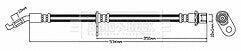Borg & Beck - BRAKE HOSE - BBH8085 - Fits: Daihatsu Terios (J210) 05/06-