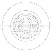 Borg & Beck - BRAKE DISC SINGLE - BBD6089S - Fits: BMW 5 (F07) 550i 10/09-